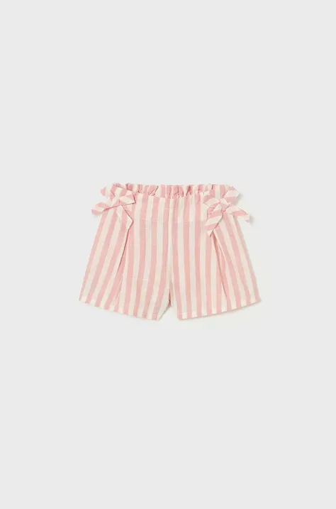 Kratke hlače za bebe Mayoral boja: ružičasta, s uzorkom