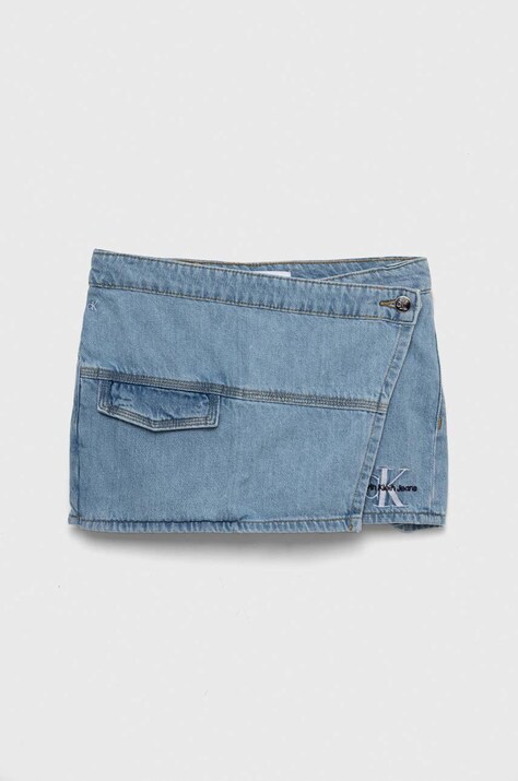 Otroške kratke hlače iz jeansa Calvin Klein Jeans