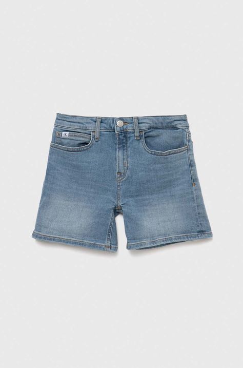 Calvin Klein Jeans pantaloni scurti din denim pentru copii
