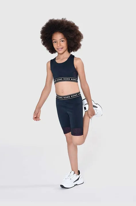 Детские шорты Michael Kors цвет чёрный с принтом