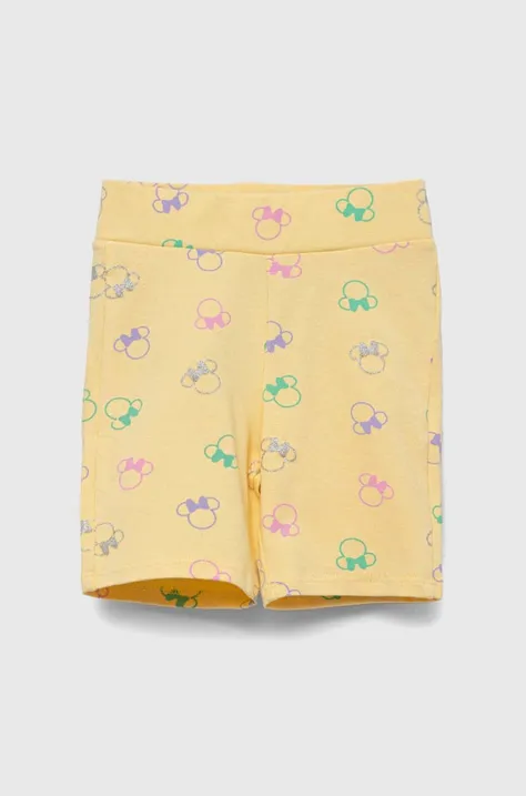 Dječje kratke hlače GAP boja: žuta, s uzorkom