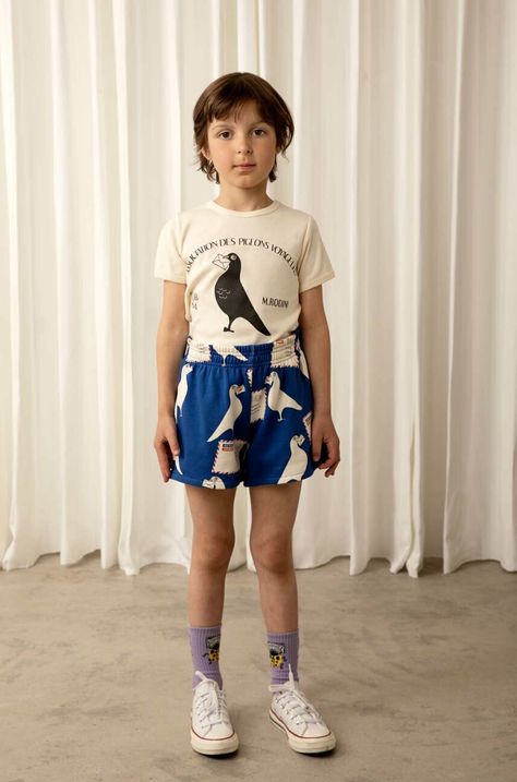 Дитячі бавовняні шорти Mini Rodini