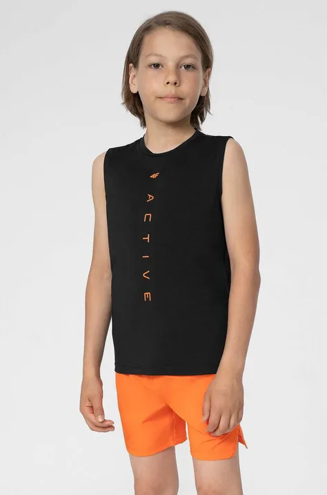 Детские шорты 4F цвет оранжевый однотонные