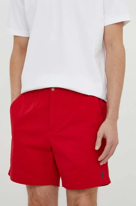 Šortky Polo Ralph Lauren pánske, červená farba, 710644995