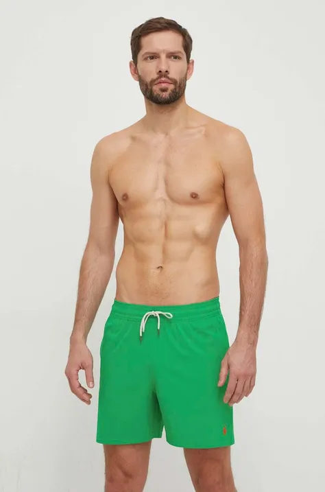 Kratke hlače za kupanje Polo Ralph Lauren boja: zelena, 710829851