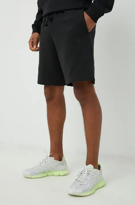 Kratke hlače adidas moški, črna barva
