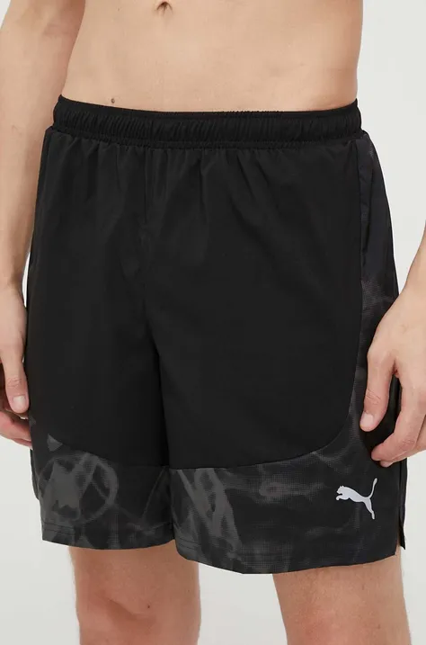 Kratke hlače za trčanje Puma Favorite boja: crna