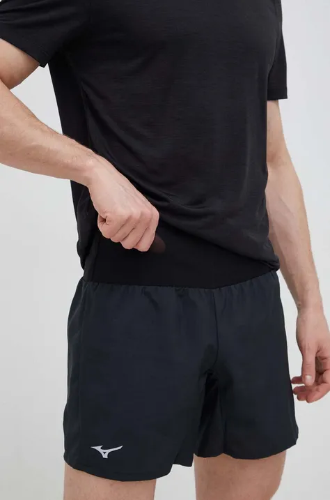 Шорти для бігу Mizuno Multi Pocket колір чорний