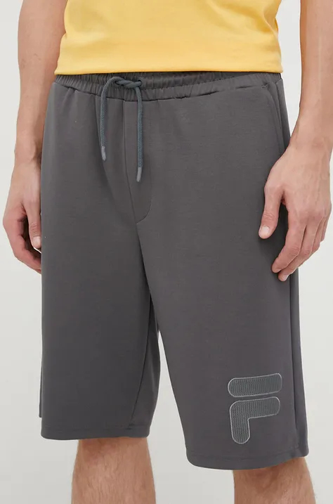 Kratke hlače Fila za muškarce, boja: siva