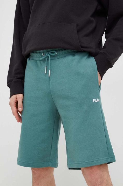 Fila pantaloni scurti barbati, culoarea verde, melanj