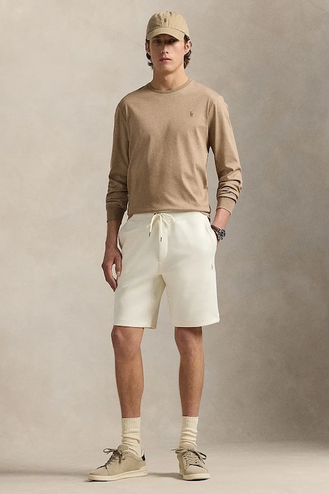 Šortky Polo Ralph Lauren čierna farba, 710881520