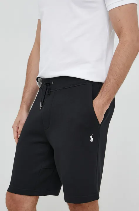 Kratke hlače Polo Ralph Lauren moški, črna barva