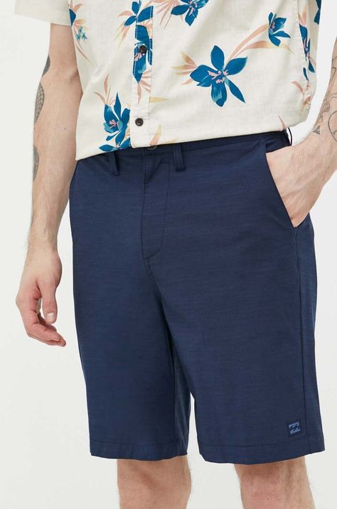 Kratke hlače Billabong moški, mornarsko modra barva