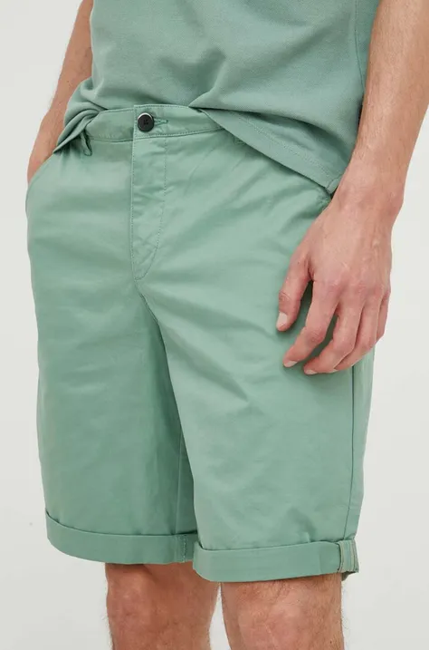 Kratke hlače Sisley za muškarce, boja: zelena