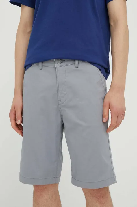 Kratke hlače Lee moški, siva barva
