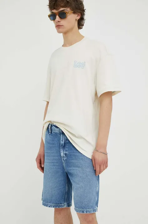Lee szorty jeansowe 90S męskie kolor niebieski