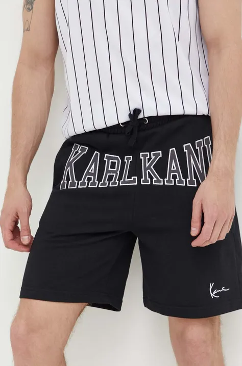 Kratke hlače Karl Kani za muškarce, boja: crna