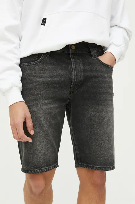 Superdry szorty jeansowe męskie kolor szary