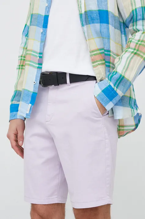 Kratke hlače GAP moški, vijolična barva