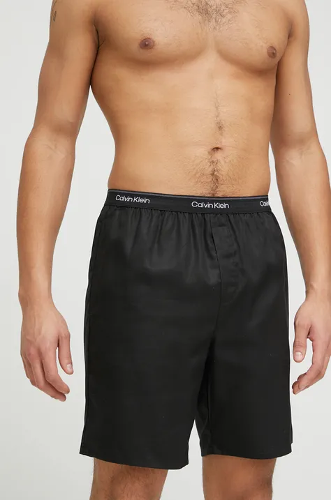 Домашен къс панталон Calvin Klein Underwear в черно