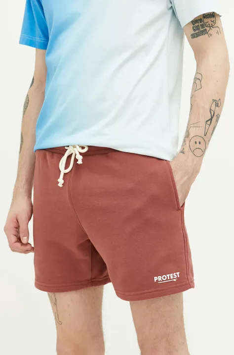 Kratke hlače Protest moški, rjava barva