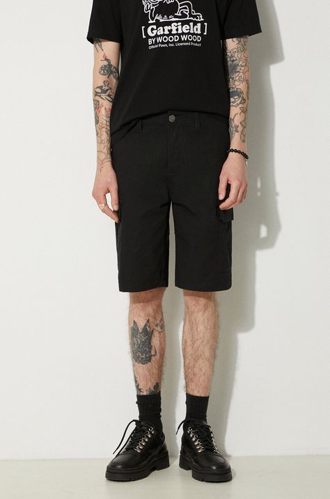 Dickies cotton shorts Millerville black color