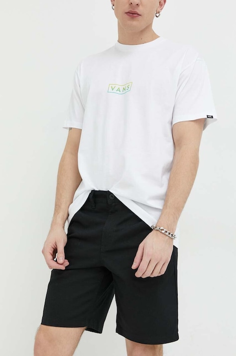 Kraťasy Vans pánské, černá barva, VN0A5FJXBLK1-BLACK
