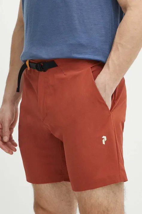 Peak Performance pantaloni scurți outdoor Vislight Light culoarea bordo