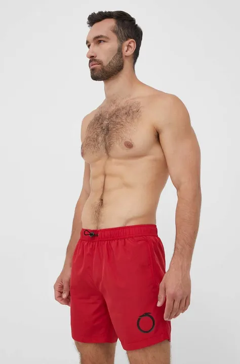 Kratke hlače za kupanje Trussardi boja: bordo