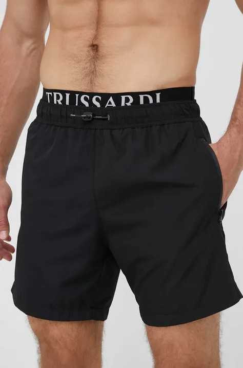 Kratke hlače za kupanje Trussardi boja: crna