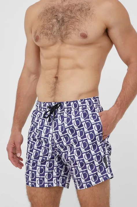 Kratke hlače za kupanje Trussardi boja: tamno plava