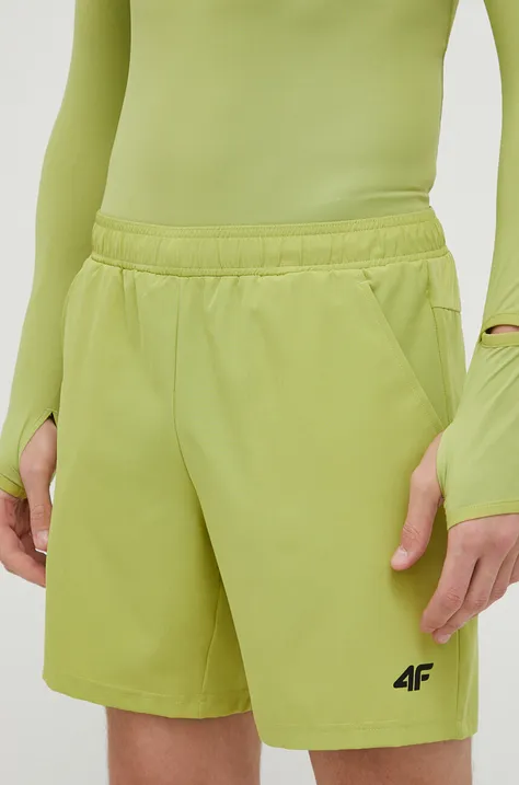 Kratke hlače za vadbo 4F zelena barva