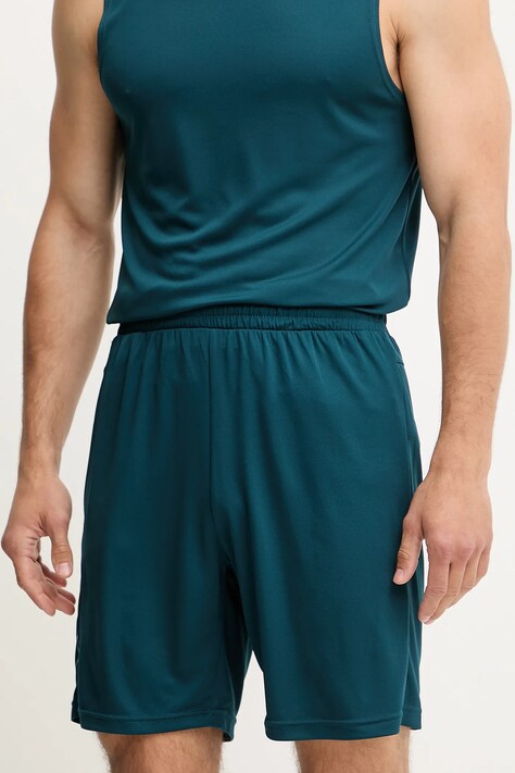 Hummel pantaloni scurți de antrenament Flex Mesh culoarea turcoaz, 219175