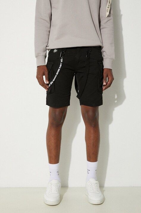 Alpha Industries shorts men's black color