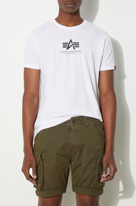 Alpha Industries szorty męskie kolor zielony 186209.142-DarkOlive