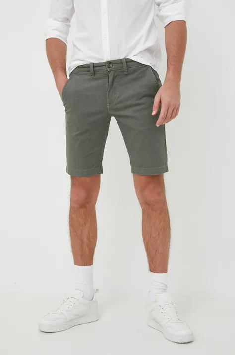 Kratke hlače Pepe Jeans Charly moške, zelena barva