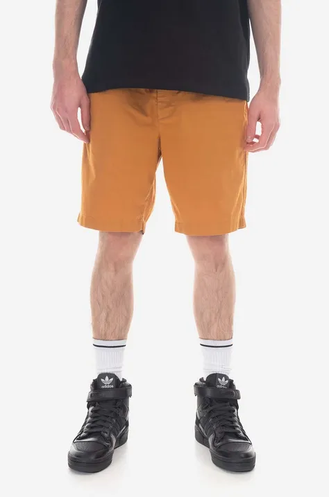 Bavlněné šortky Norse Projects Ezra Light Twill Shorts N35-0577 8127 oranžová barva