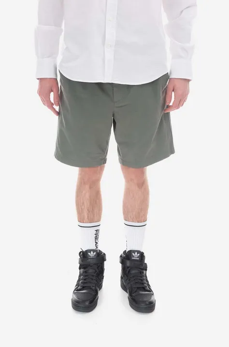 Bavlnené šortky Norse Projects Ezra Light Twill Shorts N35-0577 8061 zelená farba