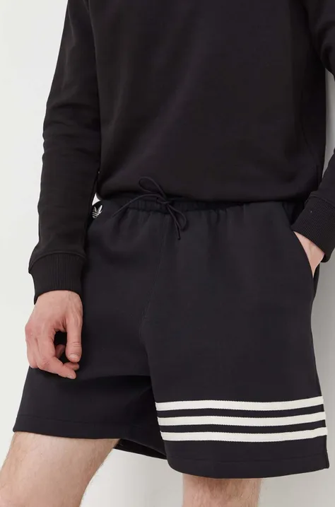 Kratke hlače adidas Originals za muškarce, boja: crna, HN6594-black