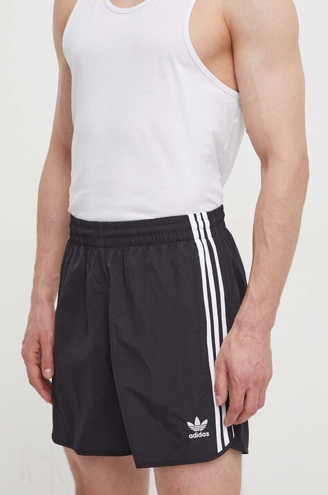 adidas Originals pantaloni scurți Adicolor Sprinter bărbați, culoarea negru HS2069