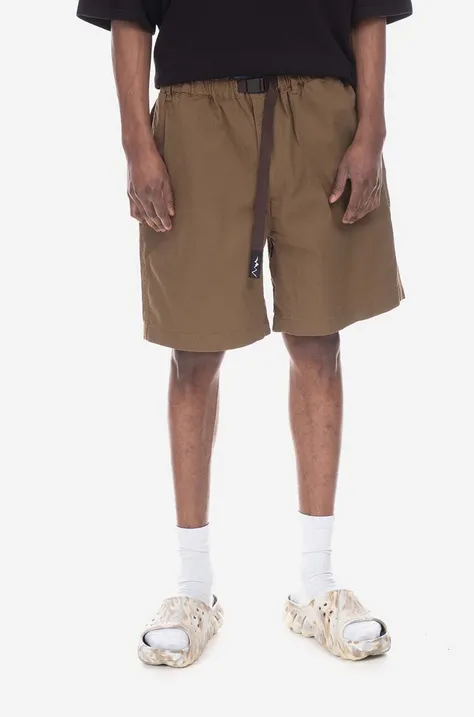 Manastash shorts Flex Climber Wide men's brown color