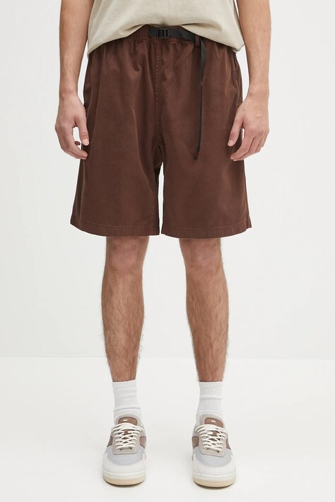 Bavlnené šortky Gramicci G-Short G101.OGT-purple, hnedá farba