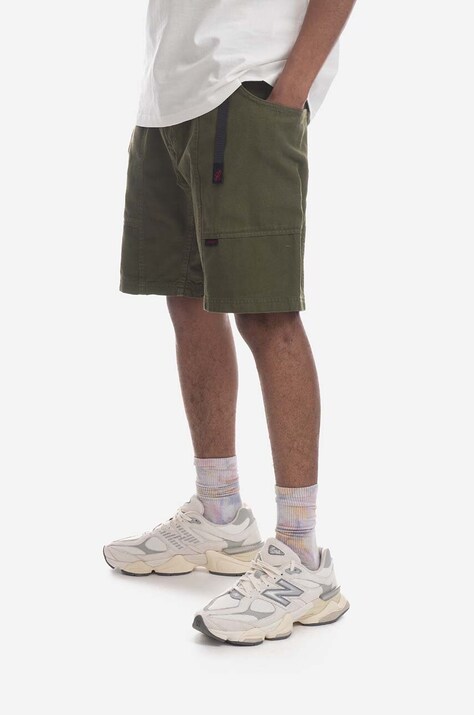 Бавовняні шорти Gramicci Gadget Short — SS23-SZM13H, зелений — фото 8