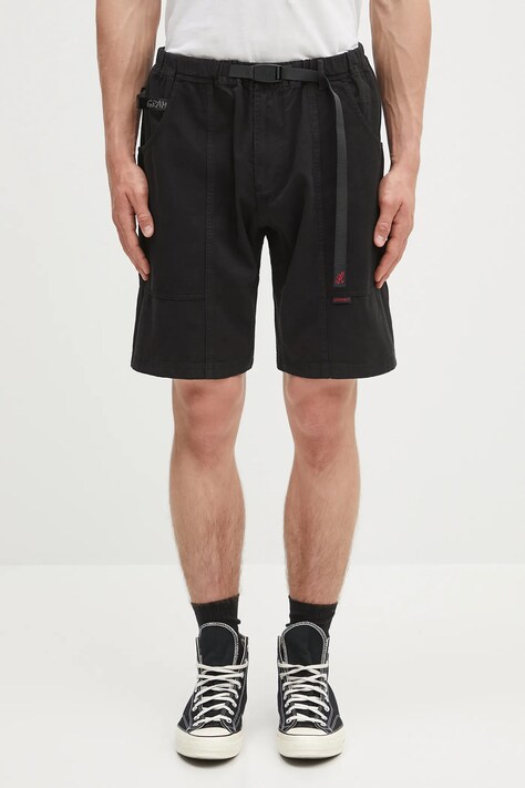 Gramicci pantaloni scurti din bumbac Gadget Short culoarea negru