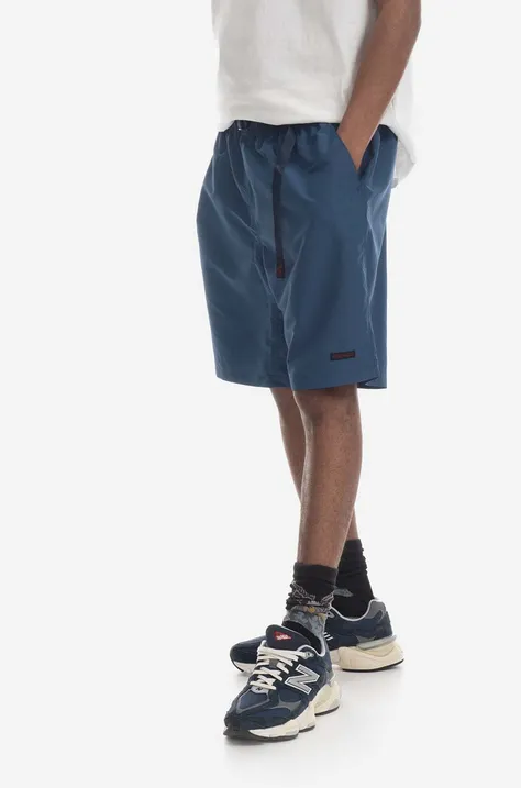 Kratke hlače Gramicci Shell Packable Short moške, mornarsko modra barva