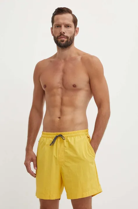 Kopalne kratke hlače Columbia rumena barva