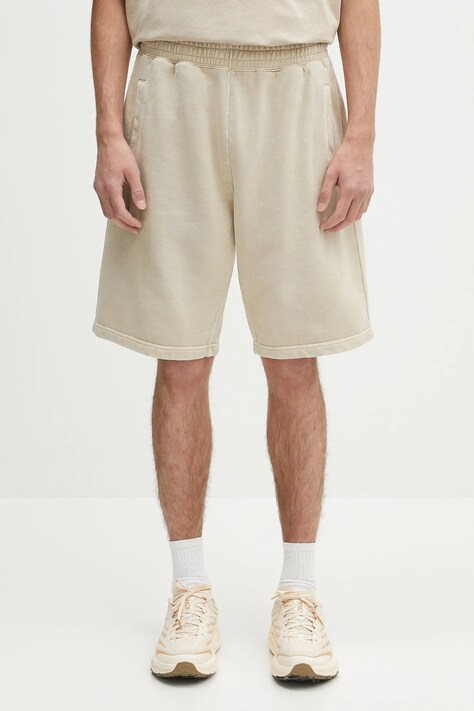Carhartt WIP cotton shorts Nelson Sweat Short beige color I030130.2LPGD