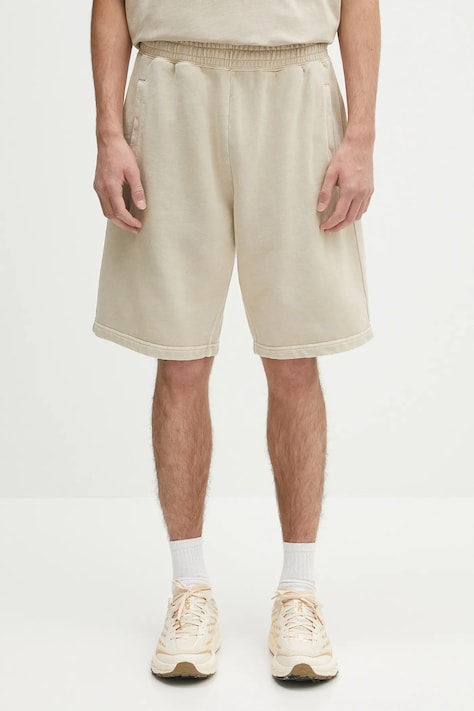 Carhartt WIP cotton shorts Nelson Sweat Short beige color I030130.2LPGD