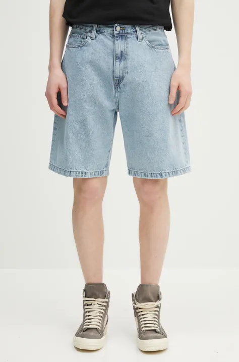 Carhartt WIP szorty jeansowe bawełniane Landon Short męskie kolor niebieski I030469.135