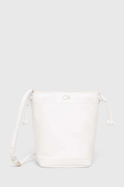 Calvin Klein poseta culoarea alb